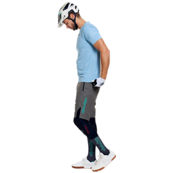 Troy Lee Designs - Skyline Pro Mono Shell Shorts (MTB) mountain bike shorts product shown from another angle sku 203027001