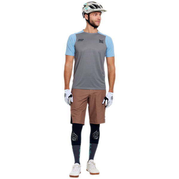 Troy Lee Designs - Skyline Pro Mono Shell Shorts (MTB) mountain bike shorts product shown from another angle sku 203027001