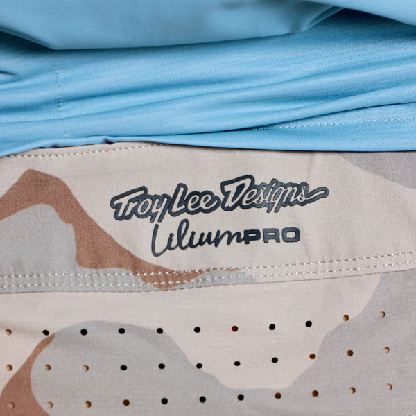Troy Lee Designs - Lilium Pro Flow Camo Shell Shorts (MTB) (Womens) mountain bike shorts product shown from another angle sku 233023001