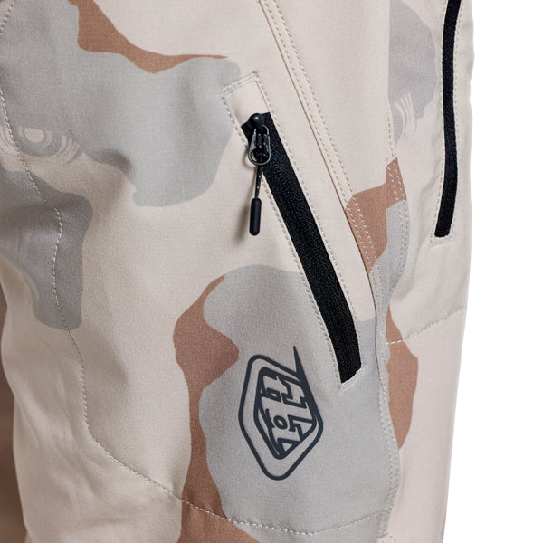 Troy Lee Designs - Lilium Pro Flow Camo Shell Shorts (MTB) (Womens) mountain bike shorts product shown from another angle sku 233023001
