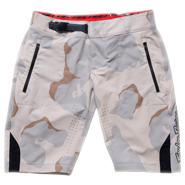 Troy Lee Designs - Lilium Pro Flow Camo Shell Shorts (MTB) (Womens) mountain bike shorts in Pumice product view sku 233023001