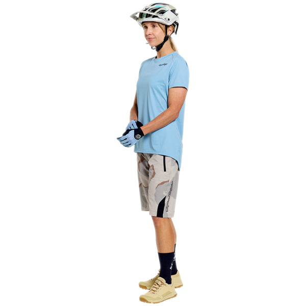 Troy Lee Designs - Lilium Pro Flow Camo Shell Shorts (MTB) (Womens) mountain bike shorts product shown from another angle sku 233023001