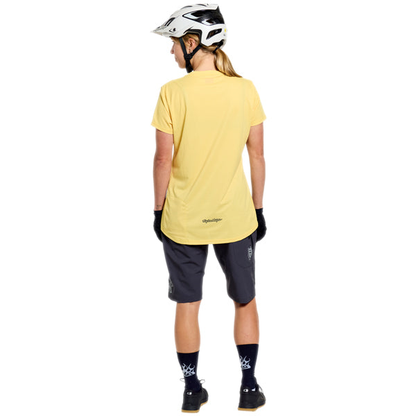Troy Lee Designs - Lilium Pro Mono Shell Shorts (MTB) (Womens) mountain bike shorts product shown from another angle sku 233027001