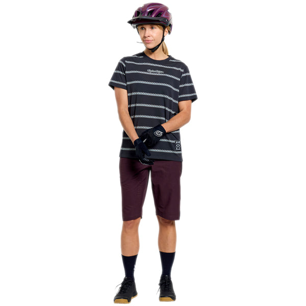 Troy Lee Designs - Lilium Pro Mono Shell Shorts (MTB) (Womens) mountain bike shorts product shown from another angle sku 233027001