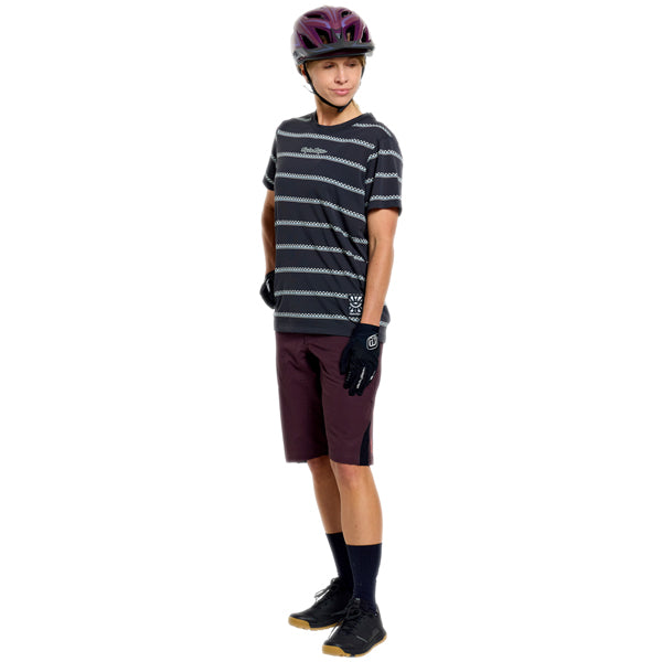 Troy Lee Designs - Lilium Pro Mono Shell Shorts (MTB) (Womens) mountain bike shorts product shown from another angle sku 233027001