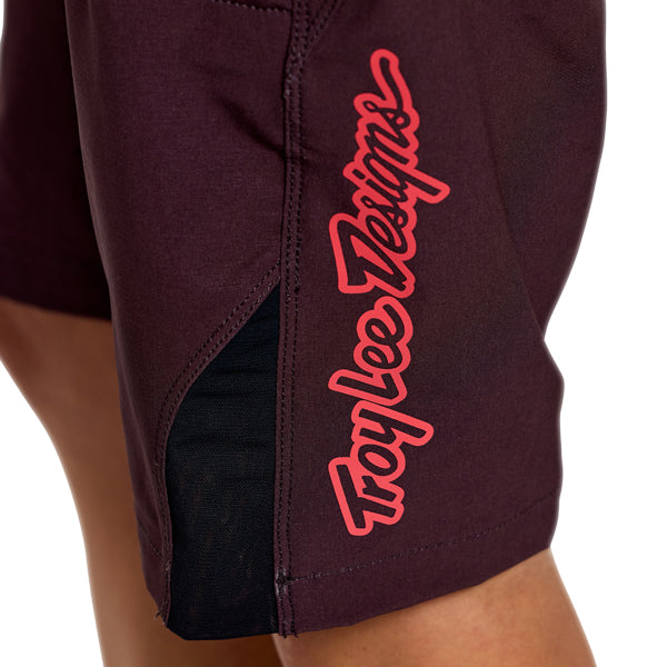 Troy Lee Designs - Lilium Pro Mono Shell Shorts (MTB) (Womens) mountain bike shorts product shown from another angle sku 233027001