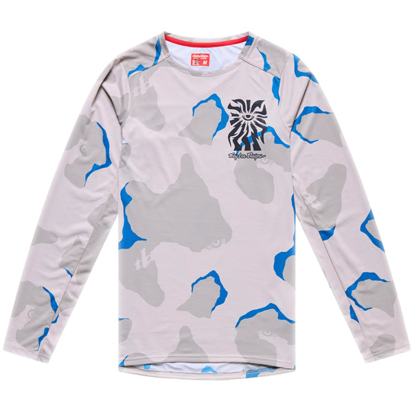 Troy Lee Designs - Skyline Pro Flow Camo Long Sleeve Jersey (MTB) mountain bike jersey product shown from another angle sku 307023002