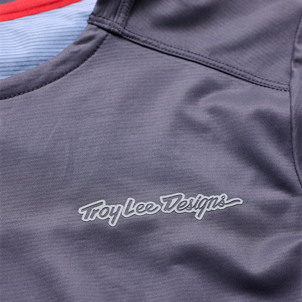 Troy Lee Designs - Skyline Pro Mono Long Sleeve Jersey (MTB) mountain bike jersey product shown from another angle sku 307027002