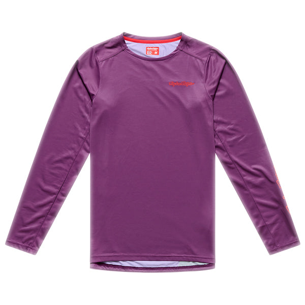 Troy Lee Designs - Skyline Pro Mono Long Sleeve Jersey (MTB) mountain bike jersey product shown from another angle sku 307027002