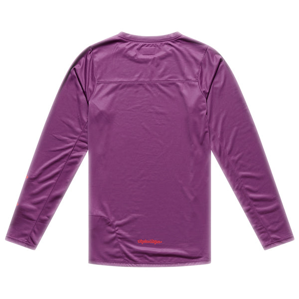 Troy Lee Designs - Skyline Pro Mono Long Sleeve Jersey (MTB) mountain bike jersey product shown from another angle sku 307027002