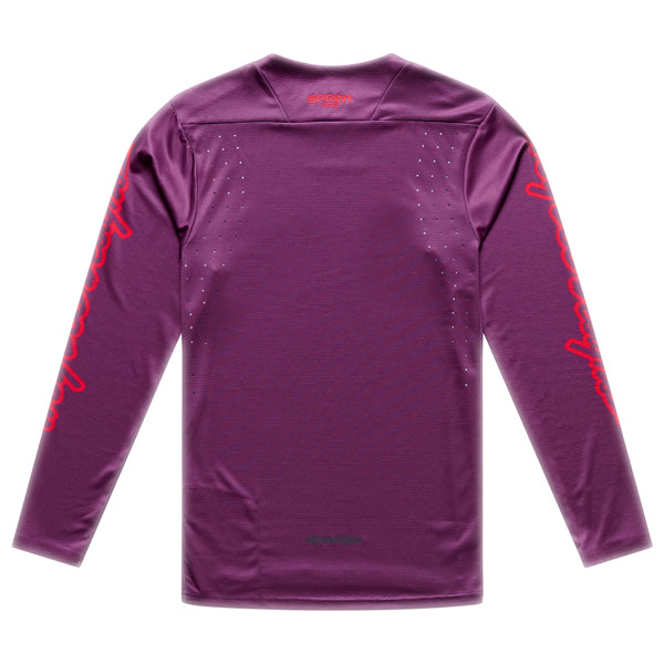 Troy Lee Designs - Sprint Pro Mono Long Sleeve Jersey (MTB) mountain bike jersey product shown from another angle sku 313027002