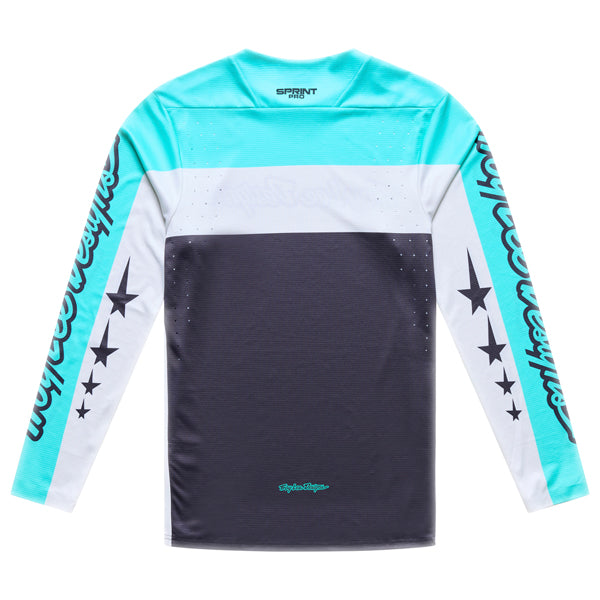 Troy Lee Designs - Sprint Pro Yo Moto Long Sleeve Jersey (MTB) mountain bike jersey product shown from another angle sku 313052002
