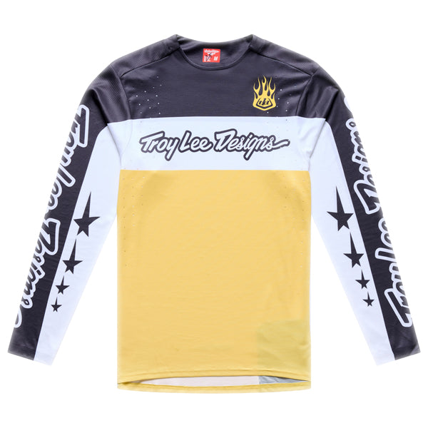 Troy Lee Designs - Sprint Pro Yo Moto Long Sleeve Jersey (MTB) mountain bike jersey product shown from another angle sku 313052002