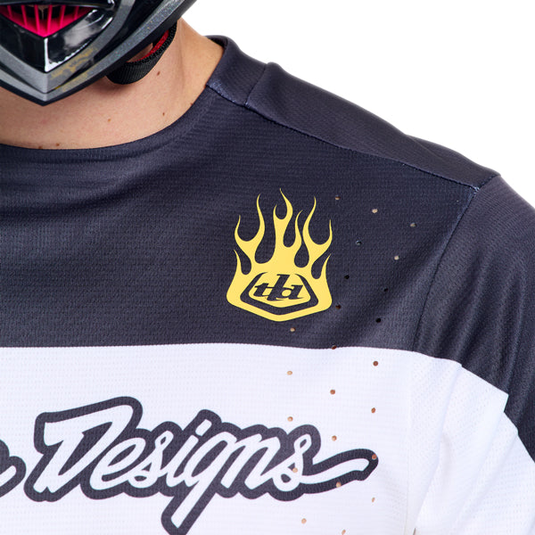 Troy Lee Designs - Sprint Pro Yo Moto Long Sleeve Jersey (MTB) mountain bike jersey product shown from another angle sku 313052002