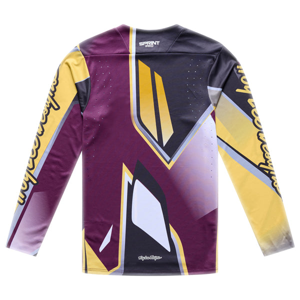 Troy Lee Designs - Sprint Pro Lowrider Long Sleeve Jersey (MTB) mountain bike jersey product shown from another angle sku 313968002