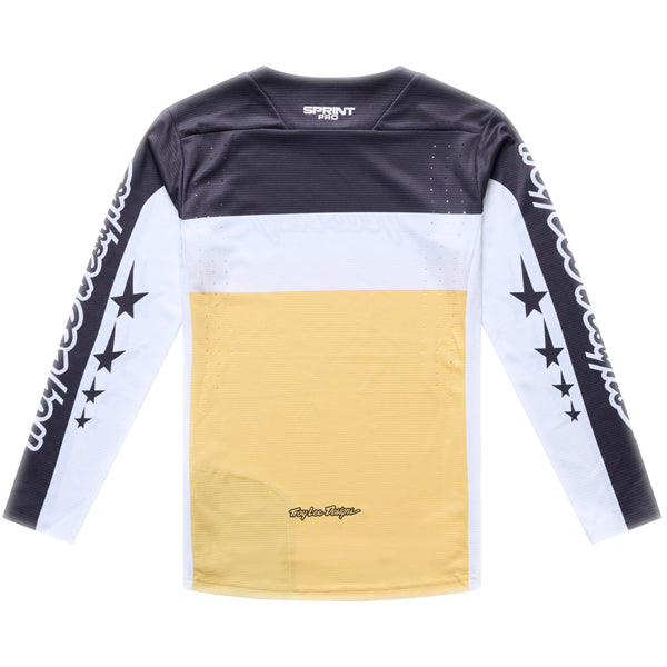 Troy Lee Designs - Sprint Pro Yo Moto Long Sleeve Jersey (MTB) (Youth) mountain bike jersey product shown from another angle sku 315052001