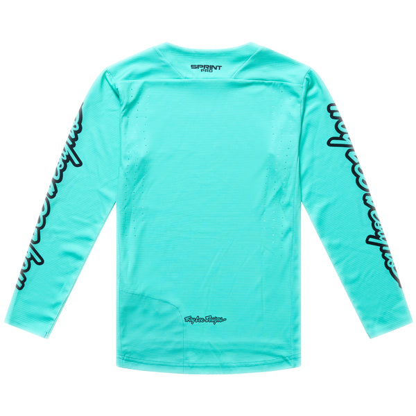 Troy Lee Designs - Sprint Pro Mono Long Sleeve Jersey (MTB) (Youth) mountain bike jersey product shown from another angle sku 315931001