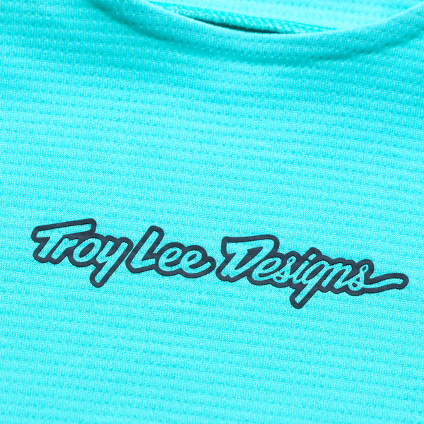 Troy Lee Designs - Sprint Pro Mono Long Sleeve Jersey (MTB) (Youth) mountain bike jersey product shown from another angle sku 315931001