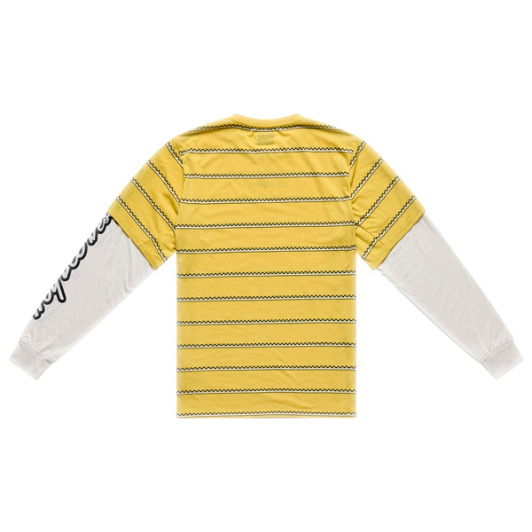 Troy Lee Designs - Skyline Fakie Stripe Long Sleeve Ride Tee (MTB) mountain bike gear product shown from another angle sku 332260002
