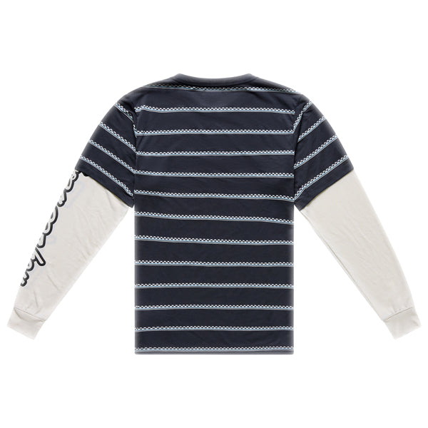 Troy Lee Designs - Skyline Fakie Stripe Long Sleeve Ride Tee (MTB) mountain bike gear product shown from another angle sku 332260002
