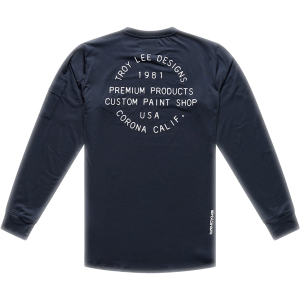 Troy Lee Designs - Ruckus Pressed Long Sleeve Ride Tee (MTB) mountain bike gear product shown from another angle sku 371032002