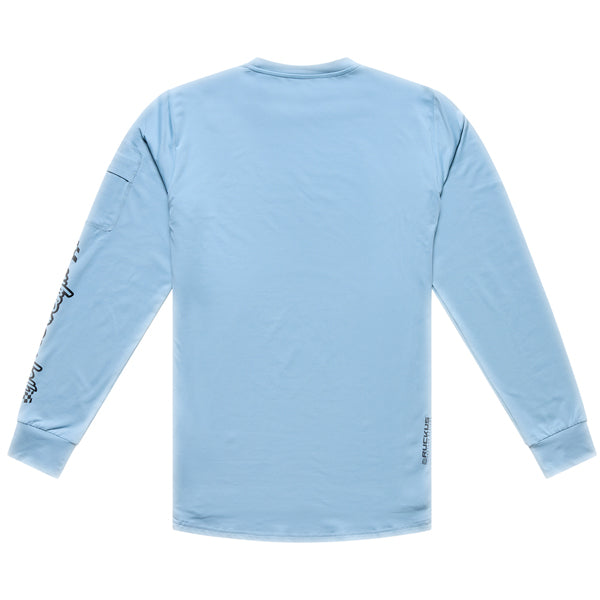 Troy Lee Designs - Ruckus Waves Long Sleeve Ride Tee (MTB) mountain bike gear product shown from another angle sku 371048002