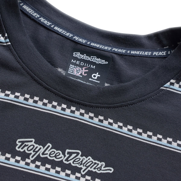 Troy Lee Designs - Lilium Checked Out Ride Tee (MTB) (Womens) mountain bike gear product shown from another angle sku 375016001