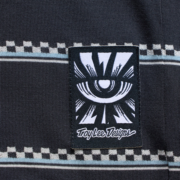 Troy Lee Designs - Lilium Checked Out Ride Tee (MTB) (Womens) mountain bike gear product shown from another angle sku 375016001