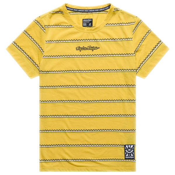 Troy Lee Designs - Lilium Checked Out Ride Tee (MTB) (Womens) mountain bike gear product shown from another angle sku 375016001