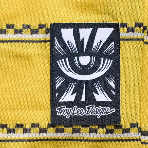 Troy Lee Designs - Lilium Checked Out Ride Tee (MTB) (Womens) mountain bike gear product shown from another angle sku 375016001