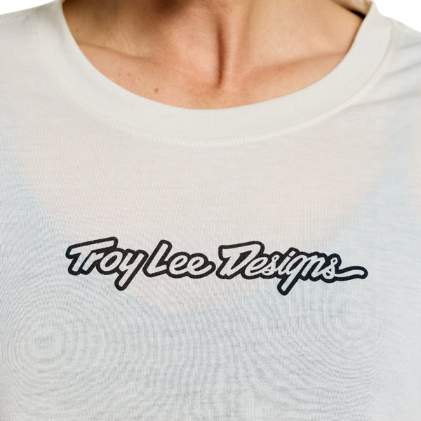 Troy Lee Designs - Lilium Signature Ride Tee (MTB) (Womens) mountain bike gear product shown from another angle sku 375072001