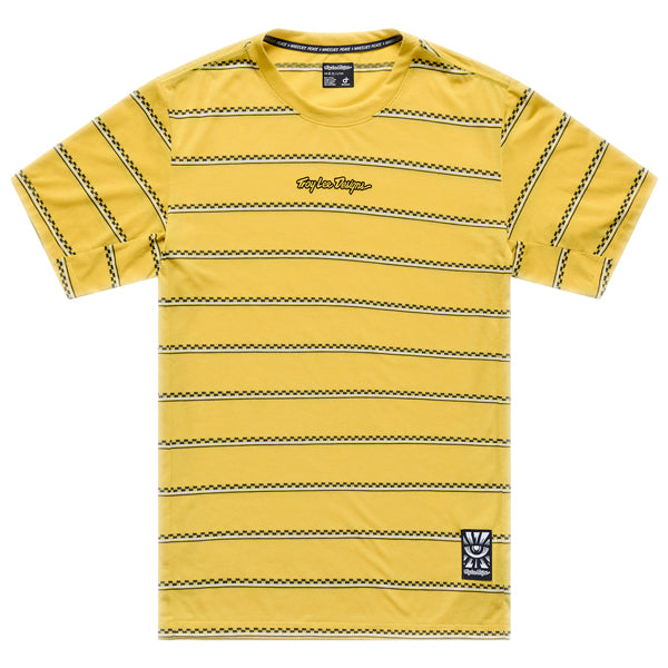 Troy Lee Designs - Skyline Checked Out Ride Tee (MTB) mountain bike gear product shown from another angle sku 382016002