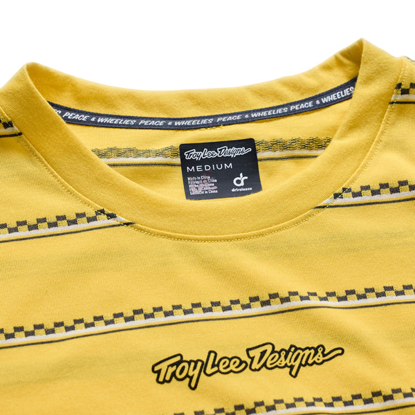 Troy Lee Designs - Skyline Checked Out Ride Tee (MTB) mountain bike gear product shown from another angle sku 382016002