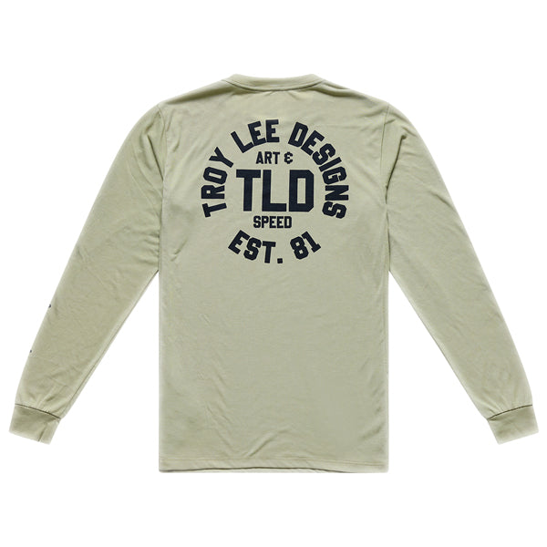 Troy Lee Designs - Skyline Stamps Long Sleeve Ride Tee (MTB) mountain bike gear product shown from another angle sku 383045002