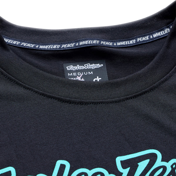 Troy Lee Designs - Skyline Signature Long Sleeve Ride Tee (MTB) (Youth) mountain bike gear product shown from another angle sku 385072041