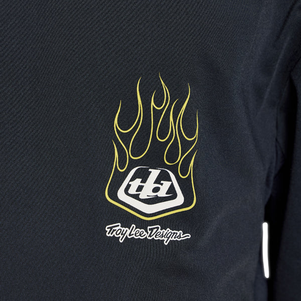 Troy Lee Designs - Ruckus Pressed Long Sleeve Ride Tee (MTB) (Youth) mountain bike gear product shown from another angle sku 386032001