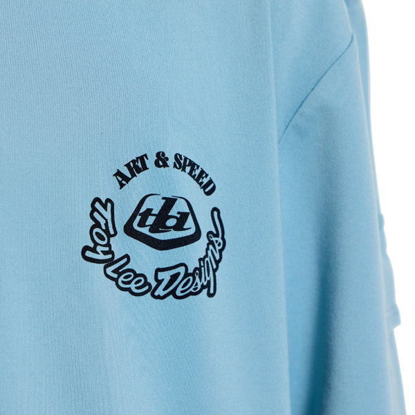 Troy Lee Designs - Ruckus Carbs Long Sleeve Ride Tee (MTB) (Youth) mountain bike gear product shown from another angle sku 386251001