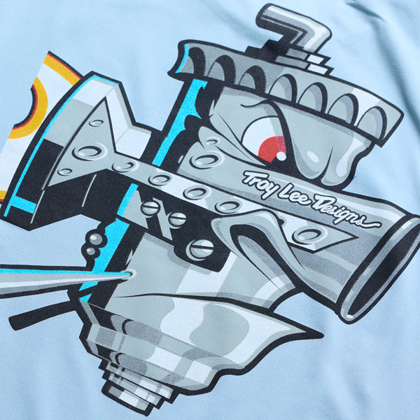 Troy Lee Designs - Ruckus Carbs Long Sleeve Ride Tee (MTB) (Youth) mountain bike gear product shown from another angle sku 386251001