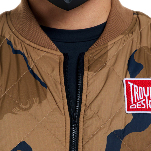 Troy Lee Designs - Ruckus Flow Camo Ride Vest (MTB) mountain bike gear product shown from another angle sku 871027012