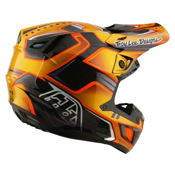 Troy Lee Designs - SE5 Carbon Crest MIPS Helmet motocross helmet product shown from another angle sku 171017001