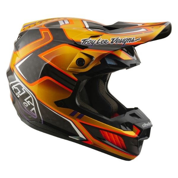 Troy Lee Designs - SE5 Carbon Crest MIPS Helmet motocross helmet product shown from another angle sku 171017001