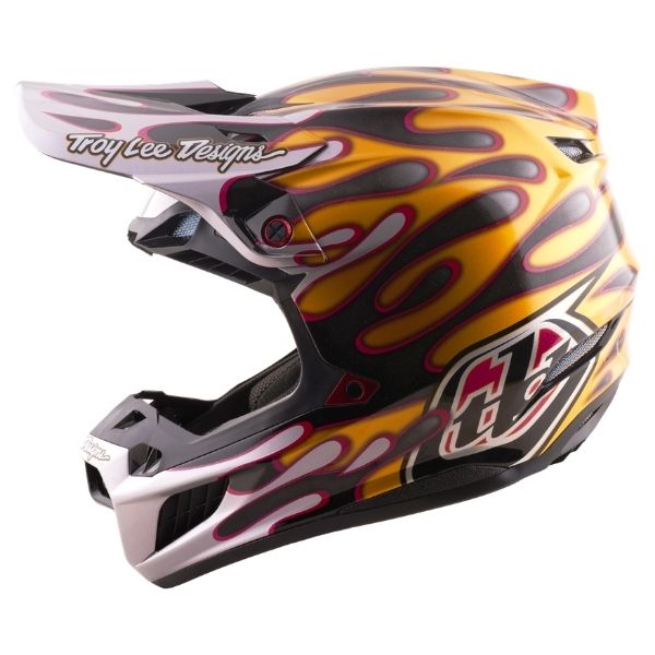 Troy Lee Designs - SE5 Carbon Overspray MIPS Helmet motocross helmet product shown from another angle sku 171030001