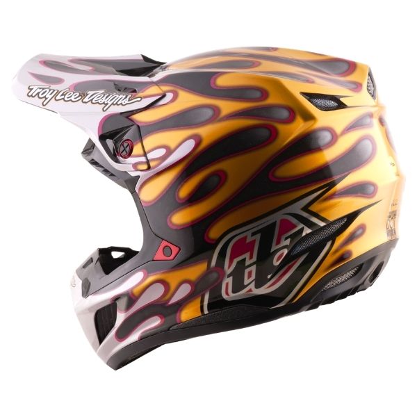 Troy Lee Designs - SE5 Carbon Overspray MIPS Helmet motocross helmet product shown from another angle sku 171030001