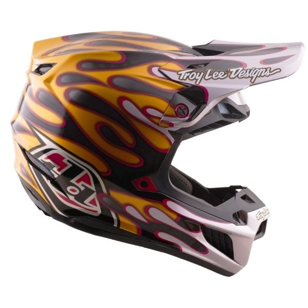 Troy Lee Designs - SE5 Carbon Overspray MIPS Helmet motocross helmet product shown from another angle sku 171030001