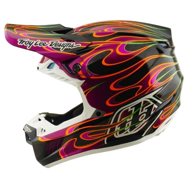 Troy Lee Designs - SE5 Carbon Torched MIPS Helmet motocross helmet product shown from another angle sku 171212011