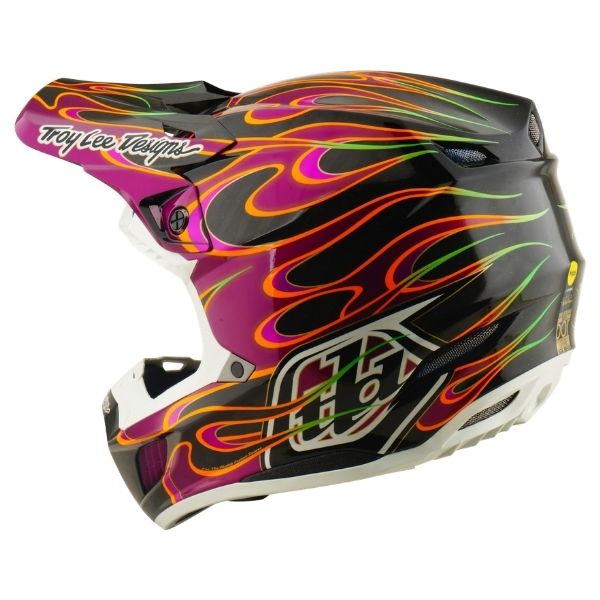 Troy Lee Designs - SE5 Carbon Torched MIPS Helmet motocross helmet product shown from another angle sku 171212011