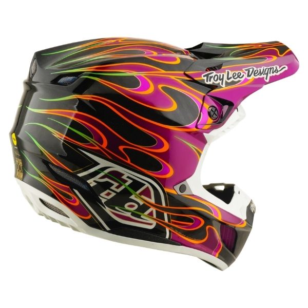 Troy Lee Designs - SE5 Carbon Torched MIPS Helmet motocross helmet product shown from another angle sku 171212011