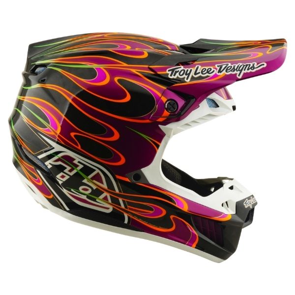 Troy Lee Designs - SE5 Carbon Torched MIPS Helmet motocross helmet product shown from another angle sku 171212011