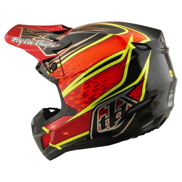 Troy Lee Designs - SE5 Carbon Wings MIPS Helmet motocross helmet product shown from another angle sku 171944011