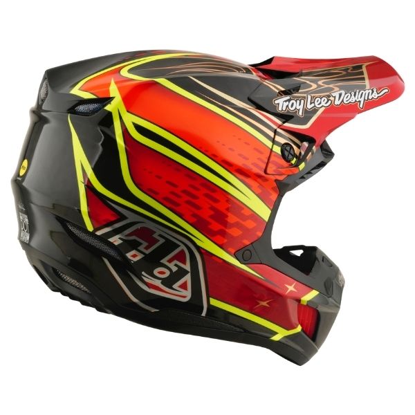 Troy Lee Designs - SE5 Carbon Wings MIPS Helmet motocross helmet product shown from another angle sku 171944011